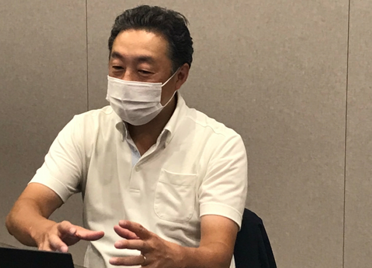 石川氏インタビュー風景